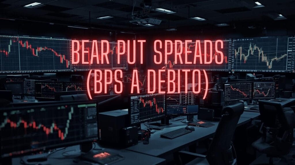 bear put spread, bps a débito, opciones financieras, acciones
